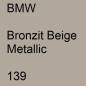 Preview: BMW, Bronzit Beige Metallic, 139.